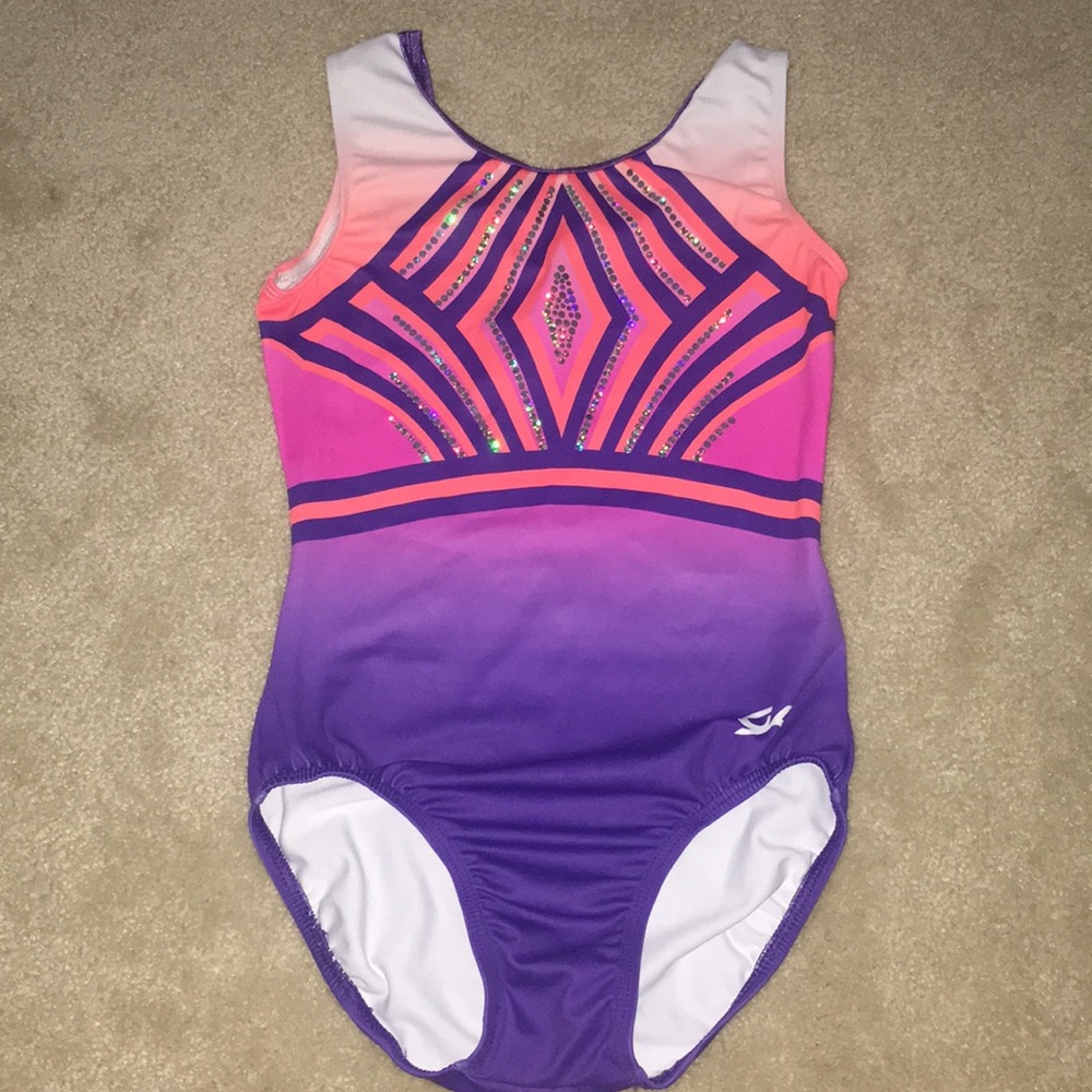 GK ombré glitter leotard